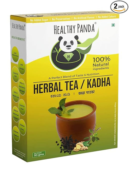HEALTHY PANDA (50 g x 2) - 100% Natural Desi Kadha/Kashaya Powder