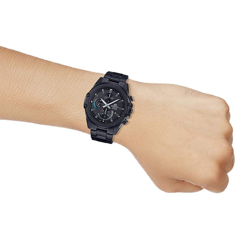 Casio Edifice EFR-S567DC-1AVUDF Analog Black Dial Men Watch Black Metal Strap (EX508)