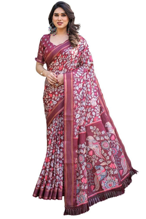 Vasthrlay Cotton Unstitched Blouse Ethnic Wear