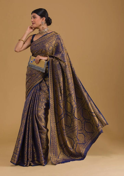 Vasthrlay Kanjivaram Woven Saree