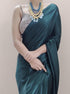 Vasthrlay Pleated Designer Tassels Blackish Ethnic Wear