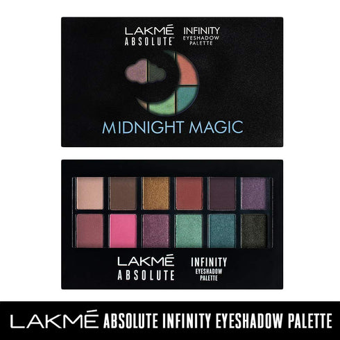 Lakme Absolute Infinity Eye Shadow Pallete | Midnight Magic
