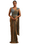 Vasthrlay Mustard Organza Solid