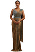 Vasthrlay Mustard Organza Solid