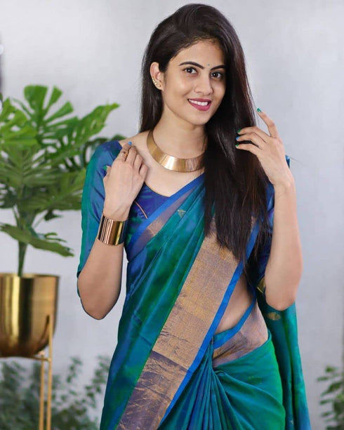 Vasthrlay Kanjivaram Woven Blouse Ethnic Wear