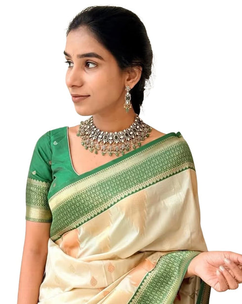 Vasthrlay Banarasi Traditional Weaving Unstitched