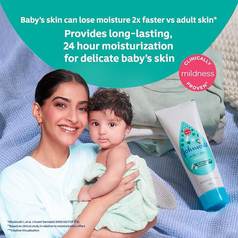 Johnson's Baby Milk and Rice Cream