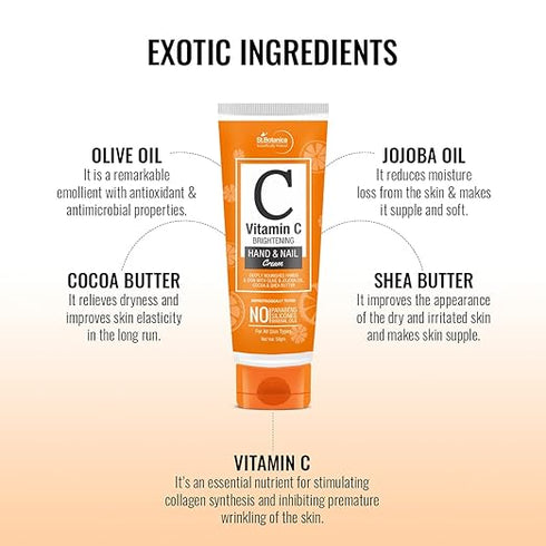 St.Botanica Vitamin C Brightening Hand & Nail Cream