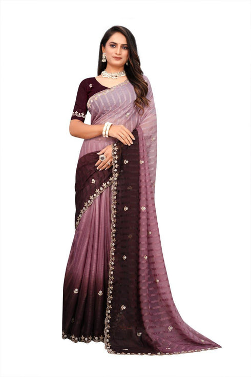 Vasthrlay Designer Embroidered Elegant Cutwork