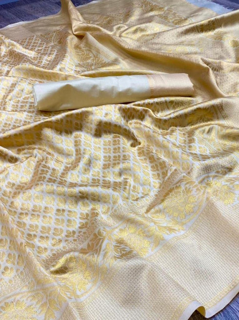 Vasthrlay Banarasi Border Saree