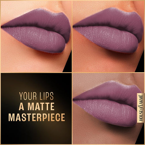 Lakme Forever Matte Liquid Lip Colour | Mauve Fling