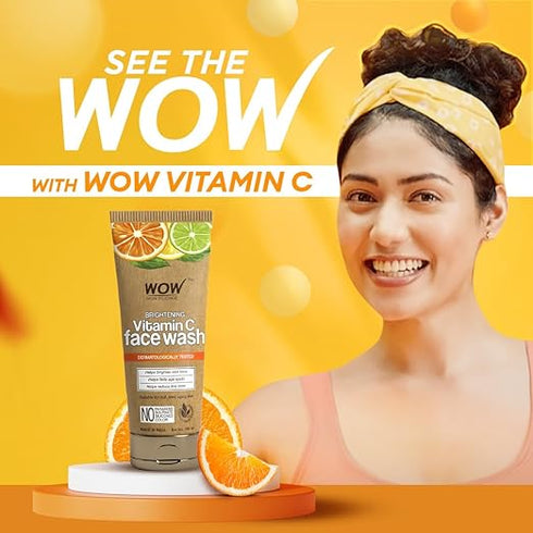 WOW Skin Science Vitamin C Face Wash In Paper Tube