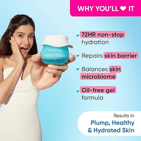 Dot & Key 72 Hr Hydrating Gel + Probiotics