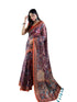 Vasthrlay Multicolor Contrast Kalamkari Unstitched