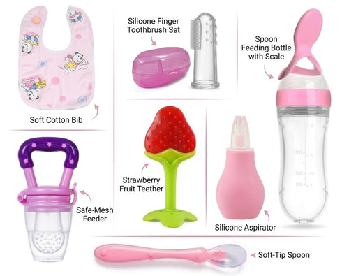7-In-1 Baby Feeding And Teething Combo