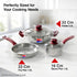 Prestige Stainless Steel 3 Pc Cookware Set with 2 Glass Lids