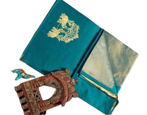 Vasthrlay Banarasi Unstitched Saree