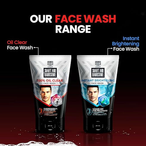 Emani Smart & Handsome Oil Clear Face Wash 100gm