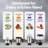 Preethi Boltz 1000 Watts Mixer Grinder, 4 Jars (3 Stainless Steel Jars, Blender Jar), Powerful Grinding for Masalas, Chutneys and Batters, 2 Year Warranty, Lifelong Free Service, Black