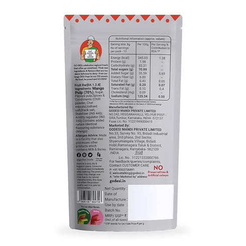 GO DESi Real Aam Fruti Twist Fruit Bars