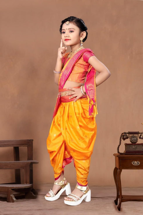 Vasthrlay Paithani Maharashtrian Contrast Traditional