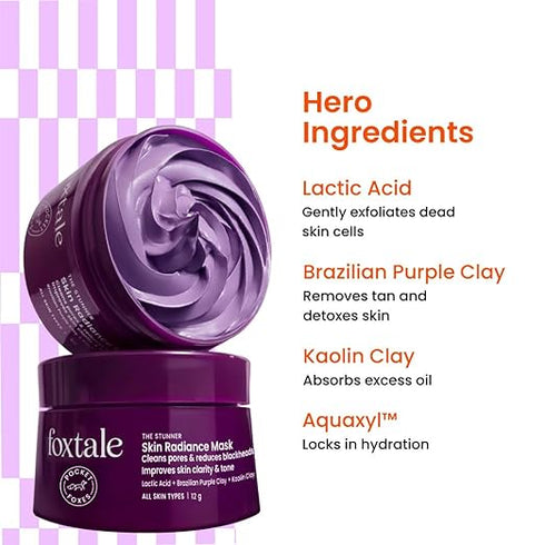 Foxtale De-Tan Face Mask for Glowing Skin