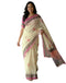 Vasthrlay Womens Printed Unstitched Peach Saree