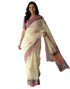 Vasthrlay Womens Printed Unstitched Peach Saree