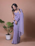 Vasthrlay Lavender Unstitched Saree