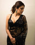 VasthrlayGeorgette Embroidered Unstitched Black Free Ethnic Wear