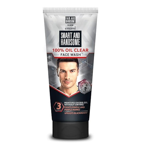 Emani Smart & Handsome Oil Clear Face Wash 100gm