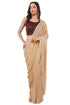Vasthrlay Womens Beige Cotton Ready To Wear Saree