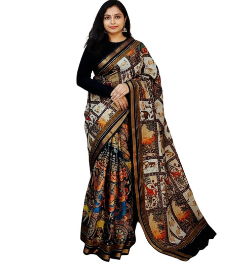 Vasthrlay Printed Traditional Cultural Lightweight