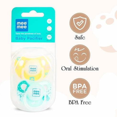 Mee Mee Baby Silicone Pacifier | Orthodontic Nipple