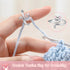 3 Pcs Crochet Tension Ring Creative Kitty Wire Wrapped Knitting Crochet Tool Alloy Yarn