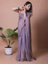 Vasthrlay Lavender Unstitched Saree