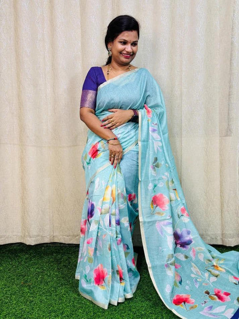 Vasthrlay Printed Elegant Premium Unstitched