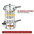 Prestige Popular Plus Virgin Aluminium Gas And Induction Compatible Pressure Cooker Silver 6.5 L