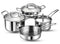 Classique Deluxe 7-Piece Stainless Steel Cookware Combo Set, 7 Pcs