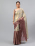 Vasthrlay Maroon Womens Ready To Wear One Minute Polyester Erode Zari Saree