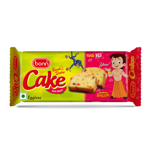 Bonn Sweet Desire Chota Bheem Eggless Mix Fruit Slice Cake