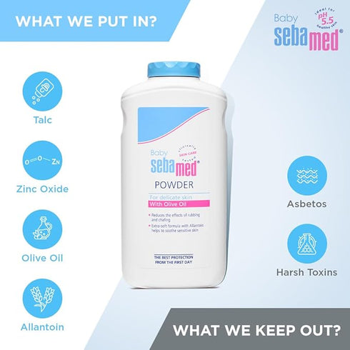 Sebamed Baby Powder with Olive Oil