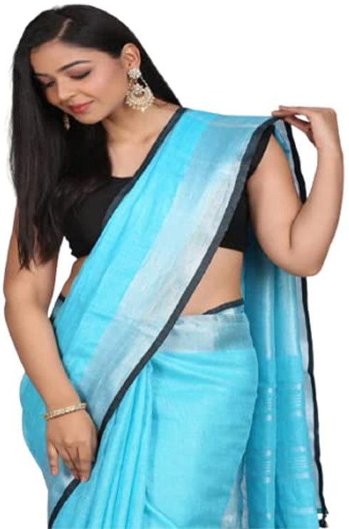 Vasthrlay Handloom Summer Contrast Vibrant Green