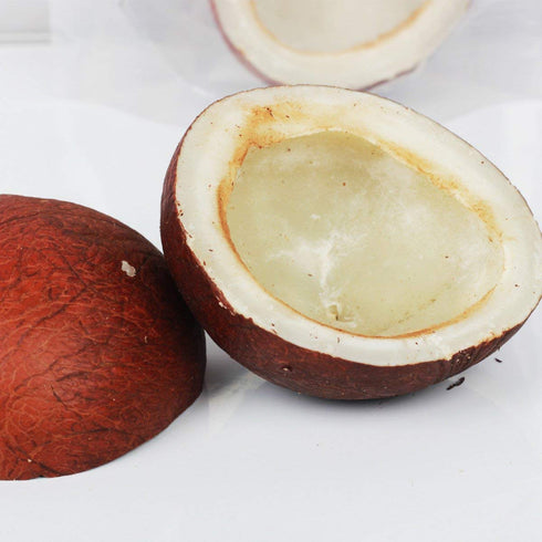 NatureVit Dry Coconut Halves Premium Dried Copra for Cooking & Snacking