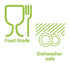 Silicone Idli Liners Original 8 Pcs, Green