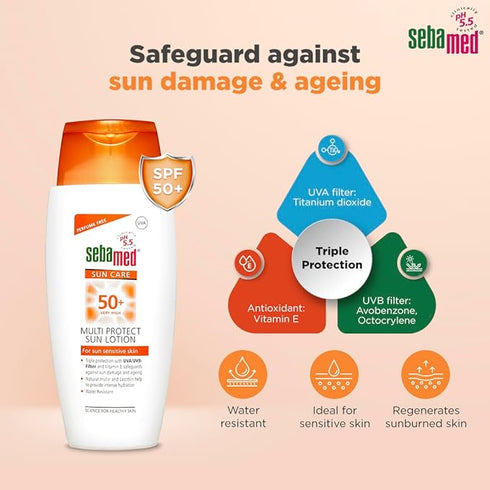 SebaMed Sunscreen SPF 50 Lotion