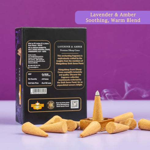 Mangaldeep Scent Premium Bambooless Dhoop Cones