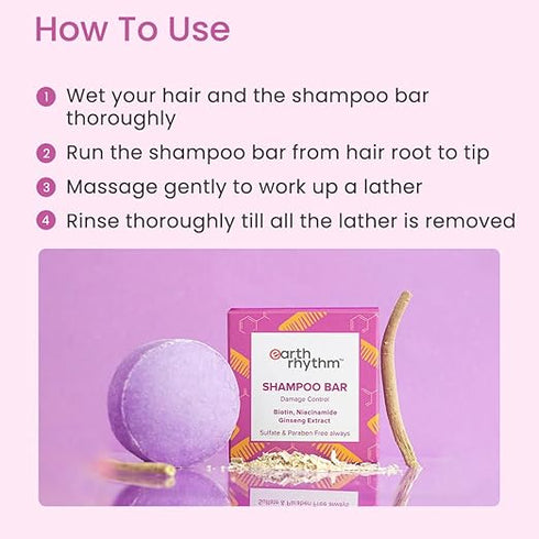 Earth Rhythm Shampoo Bar Damage Control