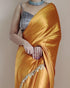 Vasthrlay Minute Pleated Yellow Ethnic Wear