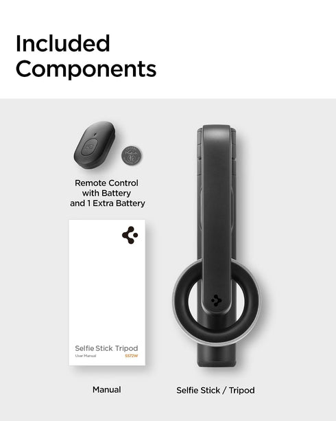 Spigen S572 Selfie Stick Tripod | Light Weight